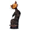 Cat Shaped Wine Rack Metal Sculpture Shelf Practical Sculpture Home Decoration Interior Decoration