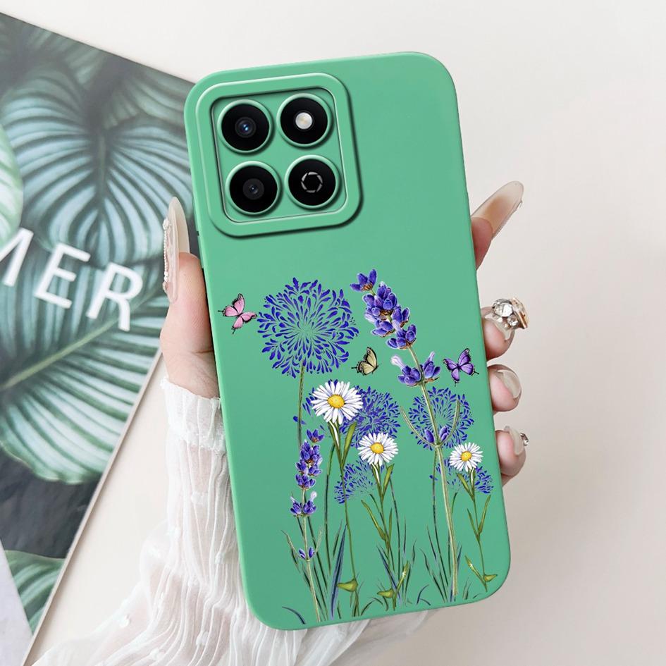 For Honor X7c 4G Case ALT-LX2 Shockproof Cover Sweet Girls Love Heart Soft Liquid Silicone Phone Cases For Honor 200 Smart Coque