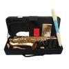 SLADE Bb B Flat Tenor Saxophone Brass Body Sax Professional Woodwind Instrument with Saxfone Case Reeds Gloves Accessories Set