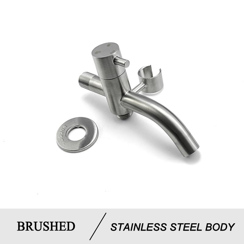 Edelstahl Toiletten Handbrause Bidet Armatur Sprühkopf Bidet Set Sprühkopf Toiletten Sprühkopf Badezimmer Selbstreinigende Dusche Shattaf Wasserhahn