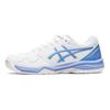 Asics Gel-Dedicate 7 Shock Absorption Low-Top Tennis Shoes Women Sneaker White Blue 1042A167-102