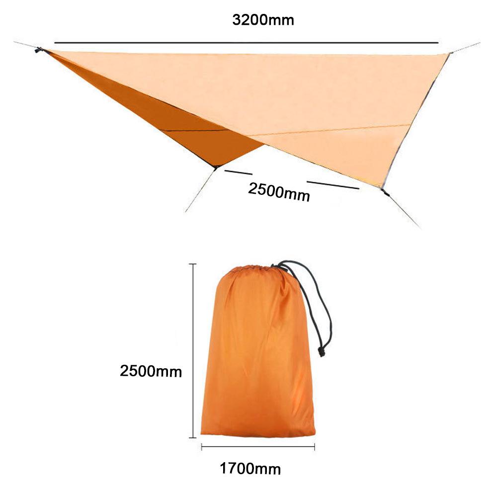 Outdoor Sunscreen Shade Waterproof   Sunshine Shade Sail Oxford Cloth Camping Garden Awning Canopy Waterproof Tarp Tent Shade Ground Mat