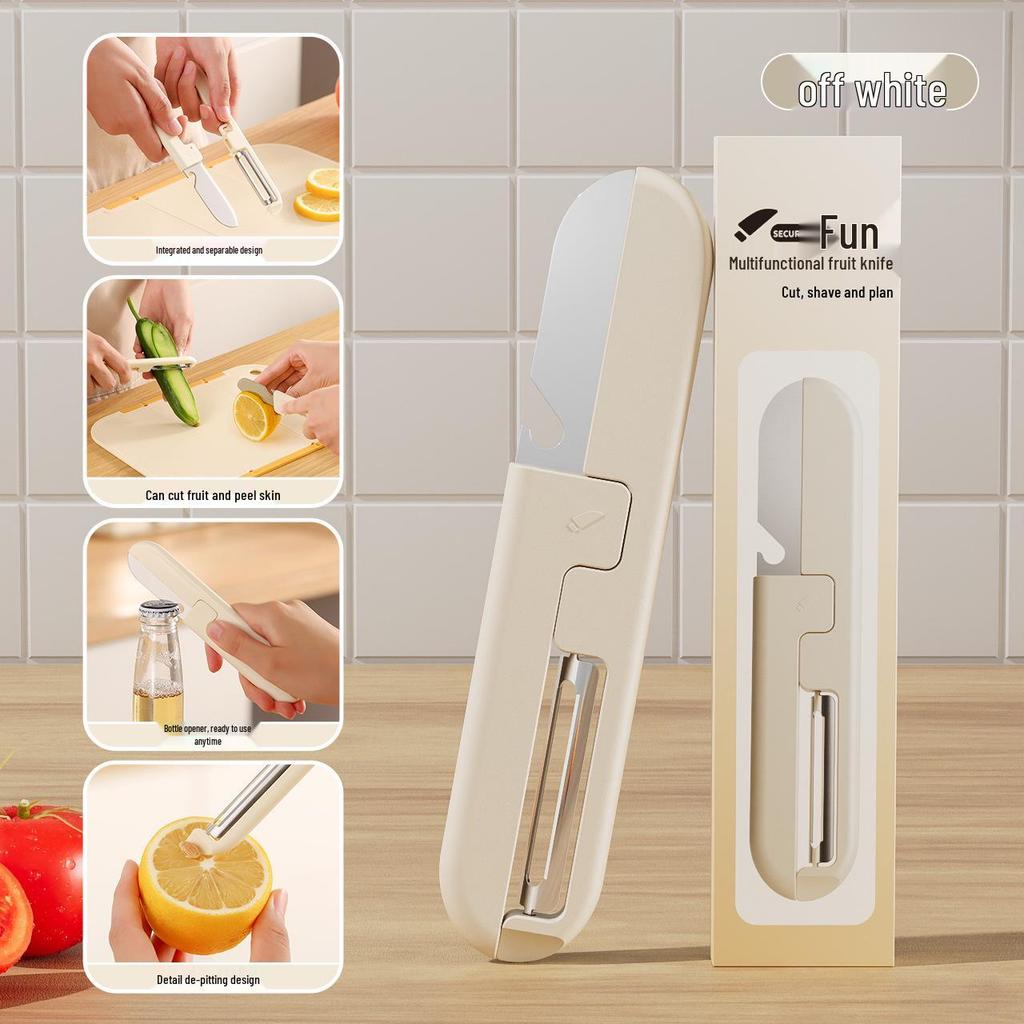 Compact 2-in-1 Fruit Knife & Peeler 