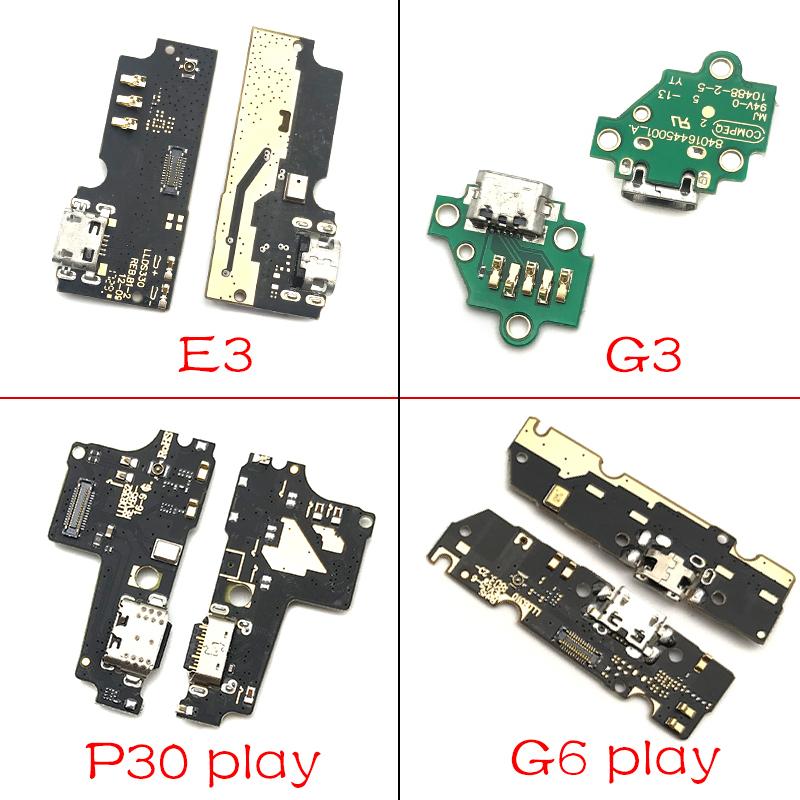 For Motorola Moto E4 E4T G3 G4 G5 G6 G7 Power E7 G8 Plus X4 One USB Charging Port Micro Dock Connector Board With Microphone