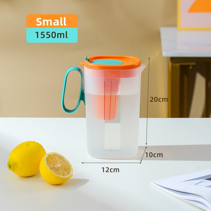 Letní lednička pro domácnost, odolná vůči vysokým teplotám, velkokapacitní, konvice na ovocný čaj