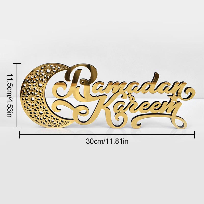 Ramadan Bismillah Akryl Trepynt Eid Mubarak Hjemmedekorasjon Islamske Muslimske Festartikler Alhamdulillah Mashallah 2025