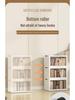 Foldable Children's No-Assembly Dustproof Bookshelf & Floor-Standing Multi-Layer Storage Rack