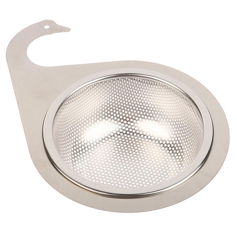 1Pc Stainless Steel Swan Drain Basket Kitchen Sink Strainer Sink Drain Filter Hanging Filter Basket For Sink Kitchen Supplies