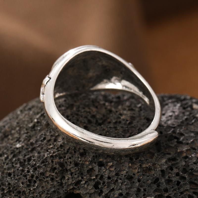 Praying Hands Ring - Men's Premium Streetwear Hip Hop Adjustable Open Ring