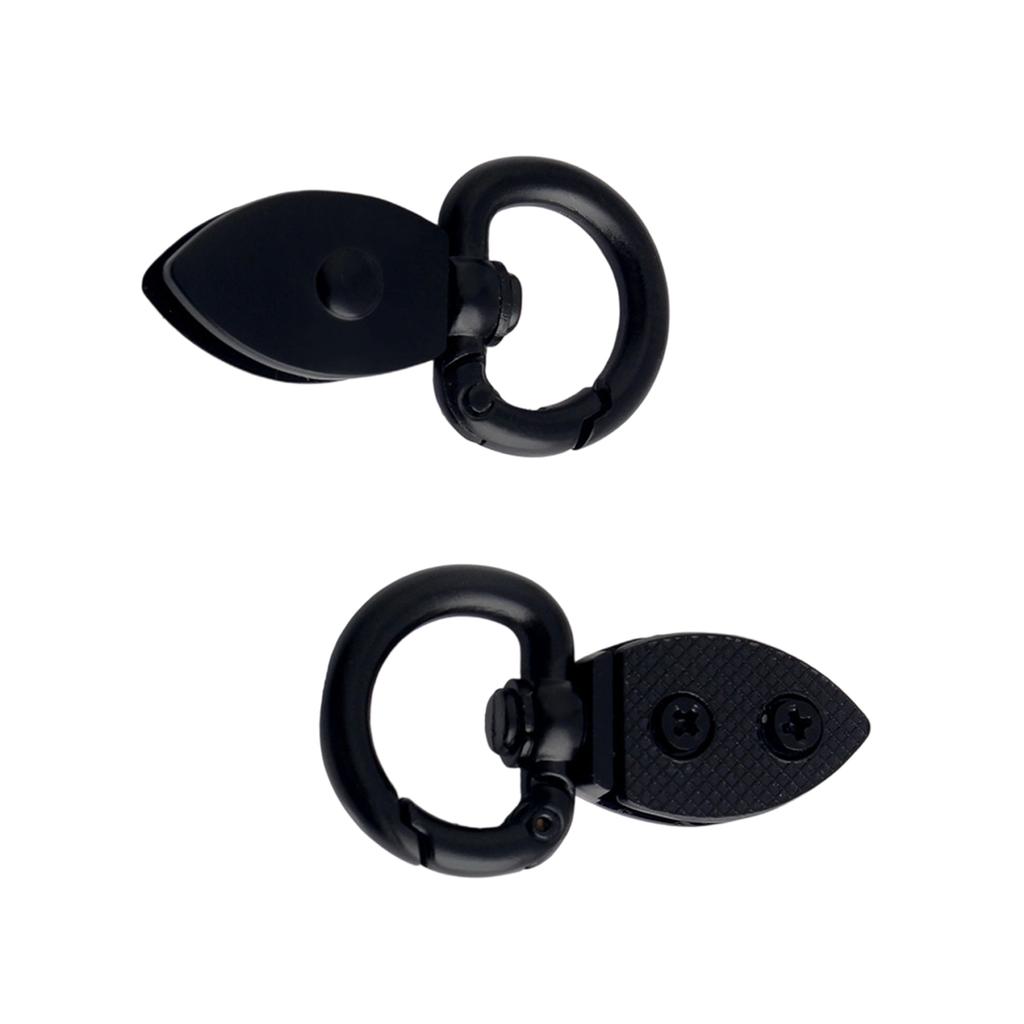 2Pcs Vintage Spring Clasp for Bag Straps Practical Metal Hardware Secure Side Release Buckle with Antique Finish