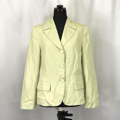 Années 90 Italie Vintage Les Copains Veste Tailleur 40 Femme L Jaune Vestes(UTILISÉ)