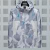 Spring and Autumn Trend Men's Fashion Jacket Hong Kong Style Handsome Loose Casual Camouflage Hooded Jacket
