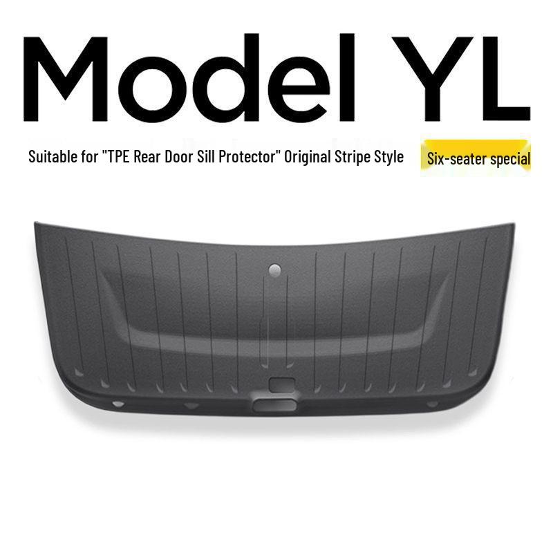 TPE Protective Plate for Tesla Model Y 6-Seat Trunk Interior