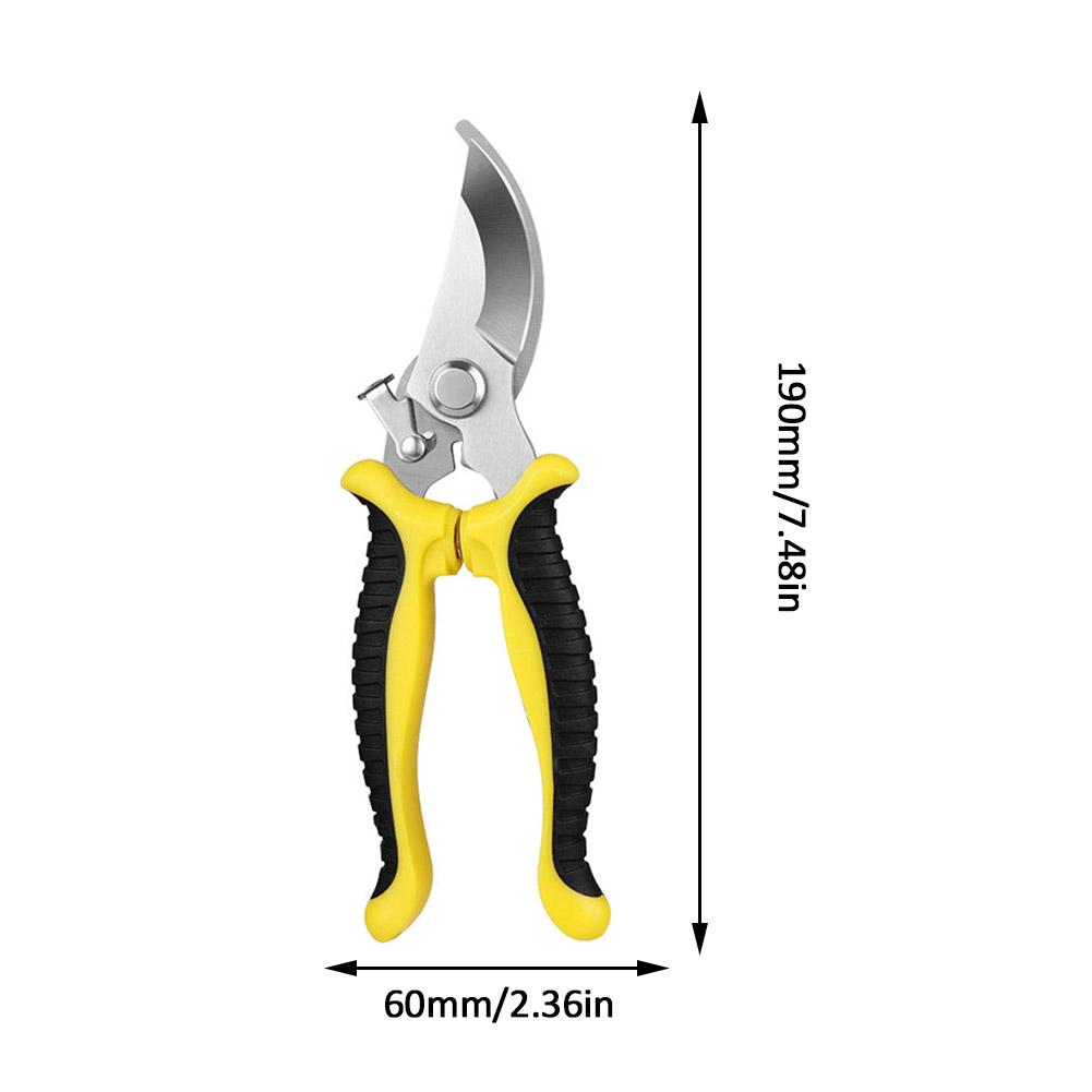 Pruner Garden Scissors Professional Sharp Bypass Pruning Shears Tree Trimmers Secateurs Hand Clippers for Garden Beak Scissors