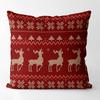 Christmas Cushion Cover Merry Christmas Decorations For Home Xmas Elk Noel Cristmas Ornaments New Year Gifts