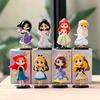 8 Styles Q Version Princess Wedding Dress Blind Box Toy - Cartoon Girl Character Model for Desktop Decoration