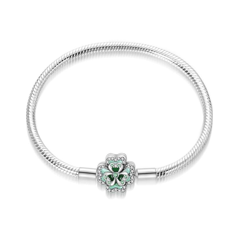 Armband Silber 925 Original 17-20CM Stern Mond Sonne Schmetterling Zirkon Feine Armbänder Passend für DIY Charms Geburtstags Schmuck Souvenir Geschenk