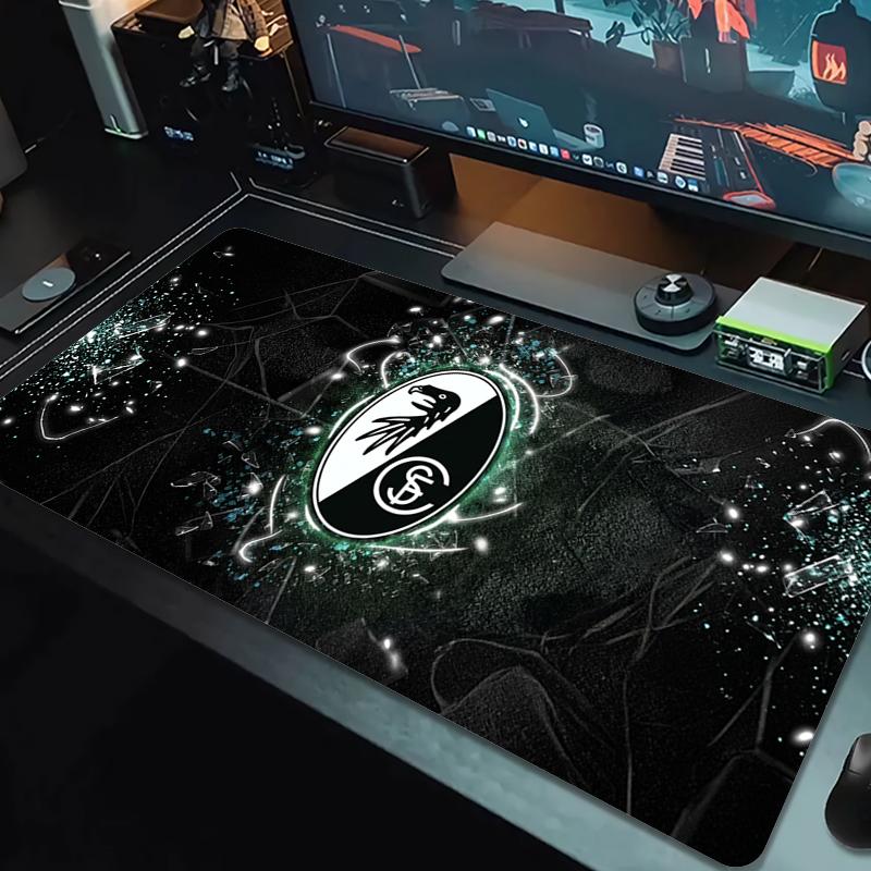 SC Freiburg Mouse Pad Large Gaming Table Cushion Non-slip Laptop Tablet Big Mousepad XXL Mat Mini PC Playmat With Lock edge_xia