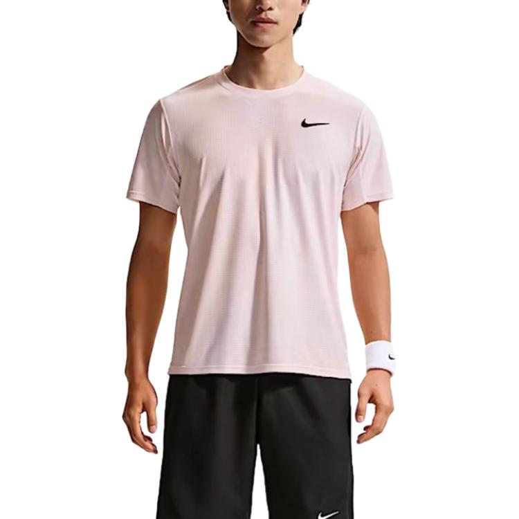 Nike Court Slam Dri-FIT ADV Carlos Alcaraz Knitted Breathable Comfortable Quick-Dry Short Sleeve Tennis Shirt Men Tops IB1017-664
