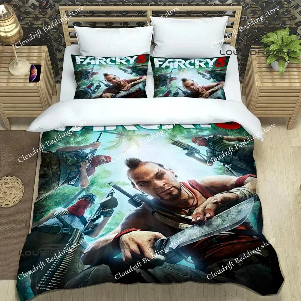 3D-Spiel Farcry bedruckte Cartoon-Bettwäsche-Sets exquisites Bettwaren-Set Bettbezug Bettdecke Set Luxus Geburtstagsgeschenk026