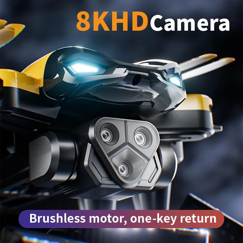 M5 Dron Profesionální 8K HD Letecký Profesionální Letecké Snímkování Duální Kamera Vyhýbání se Překážkám GPS 5GWifi Bezkomutátorový Kvadrokoptéra