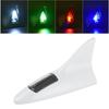 STONEGO Car Decorative Lights Solar Shark Fin Antenna Roof Tail Modified Lights Rear-end LED Flash Lights