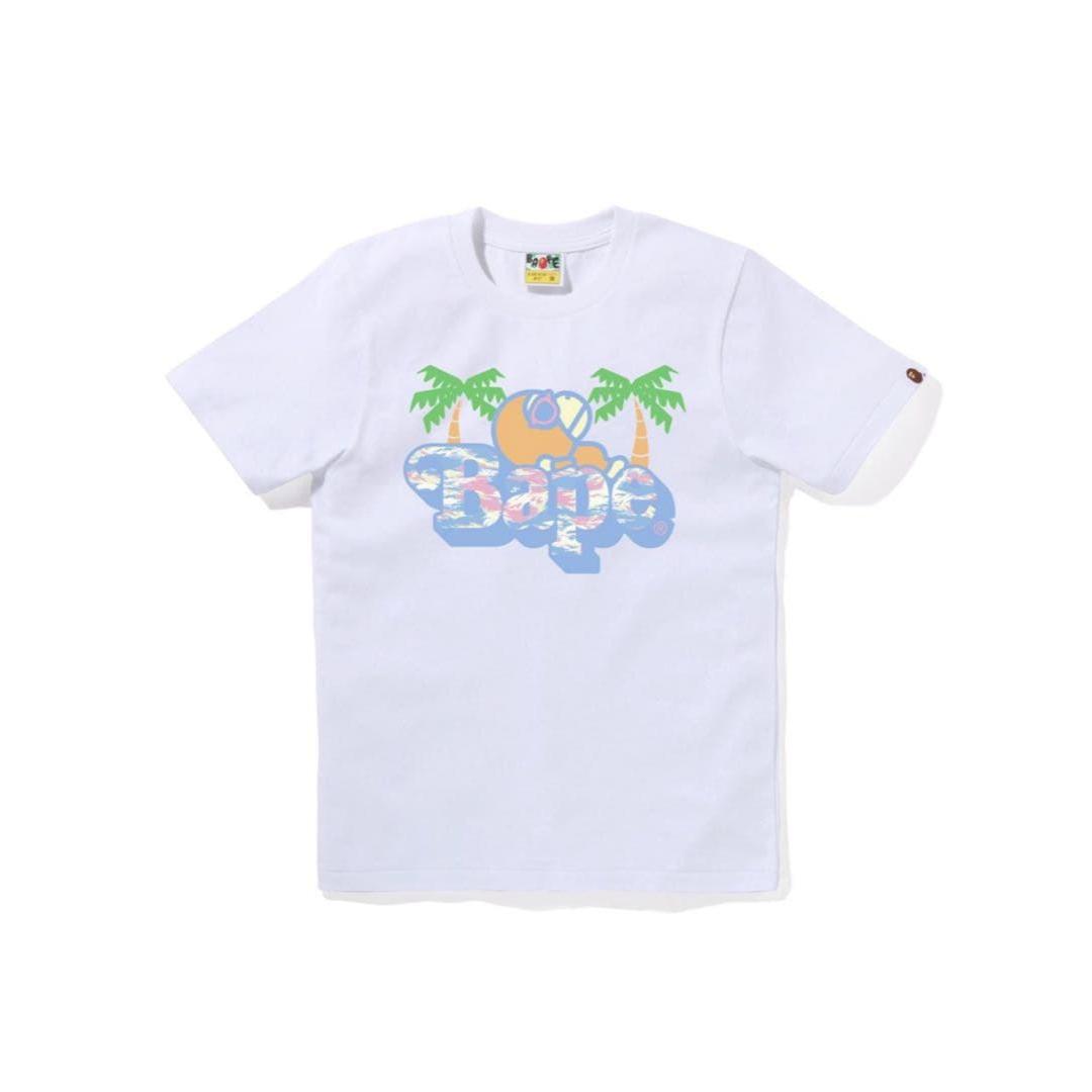 Used A BATHING APE PALM TREE PATTERN MILO