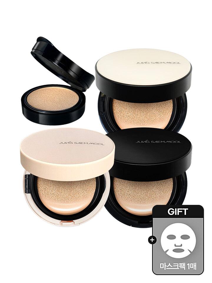 

Skin Nude/Longwear/Coverlayer Cushion (main product + refill) + 1 free mask pack Longwear Cushion (+Refill) + Light