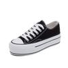 Height-increasing Canvas Shoes Women's New Shoes Basic Thick-soled Cloth Shoes Spring Little White Women's Shoes Tide
