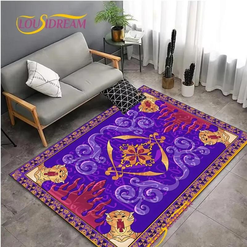 Vintage Floral Pattern Carpet for Living Room Bedroom Coffee Rug Kitchen Table Door Kids Unslip Floor Mat Birthday Gift