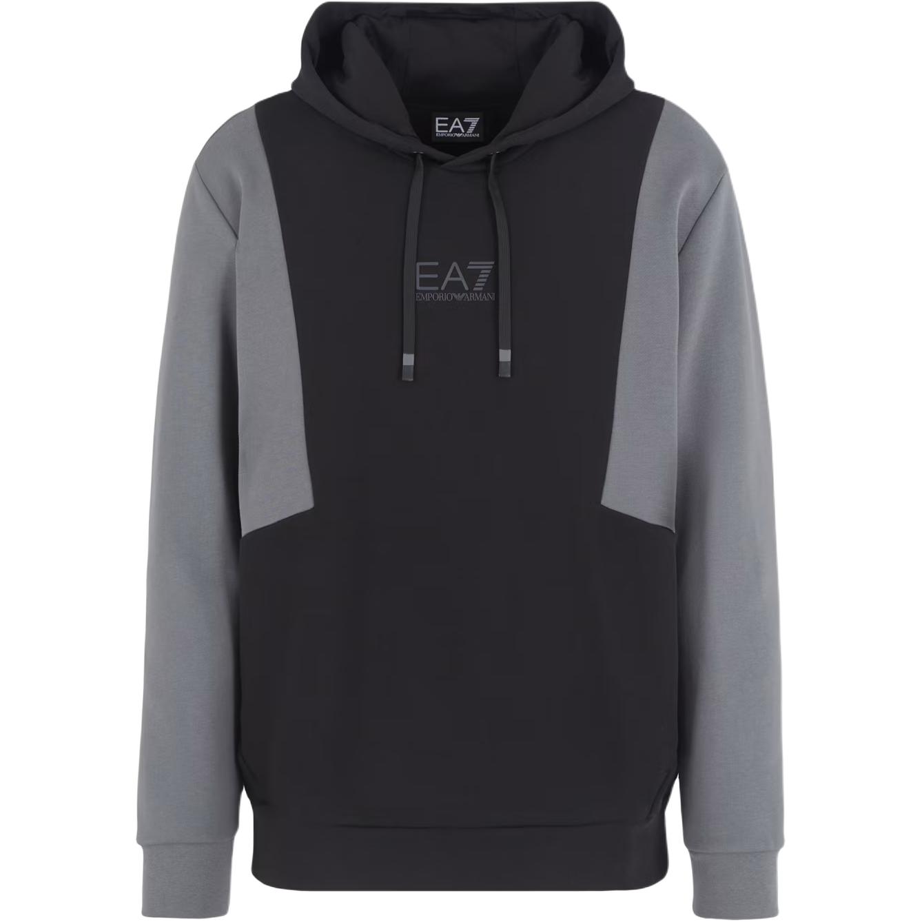 

Emporio Armani EA7 Drawstring Hooded Long Sleeve Sweatshirt Men tops Black 6DPM33-PJVTZ-1200 XXL