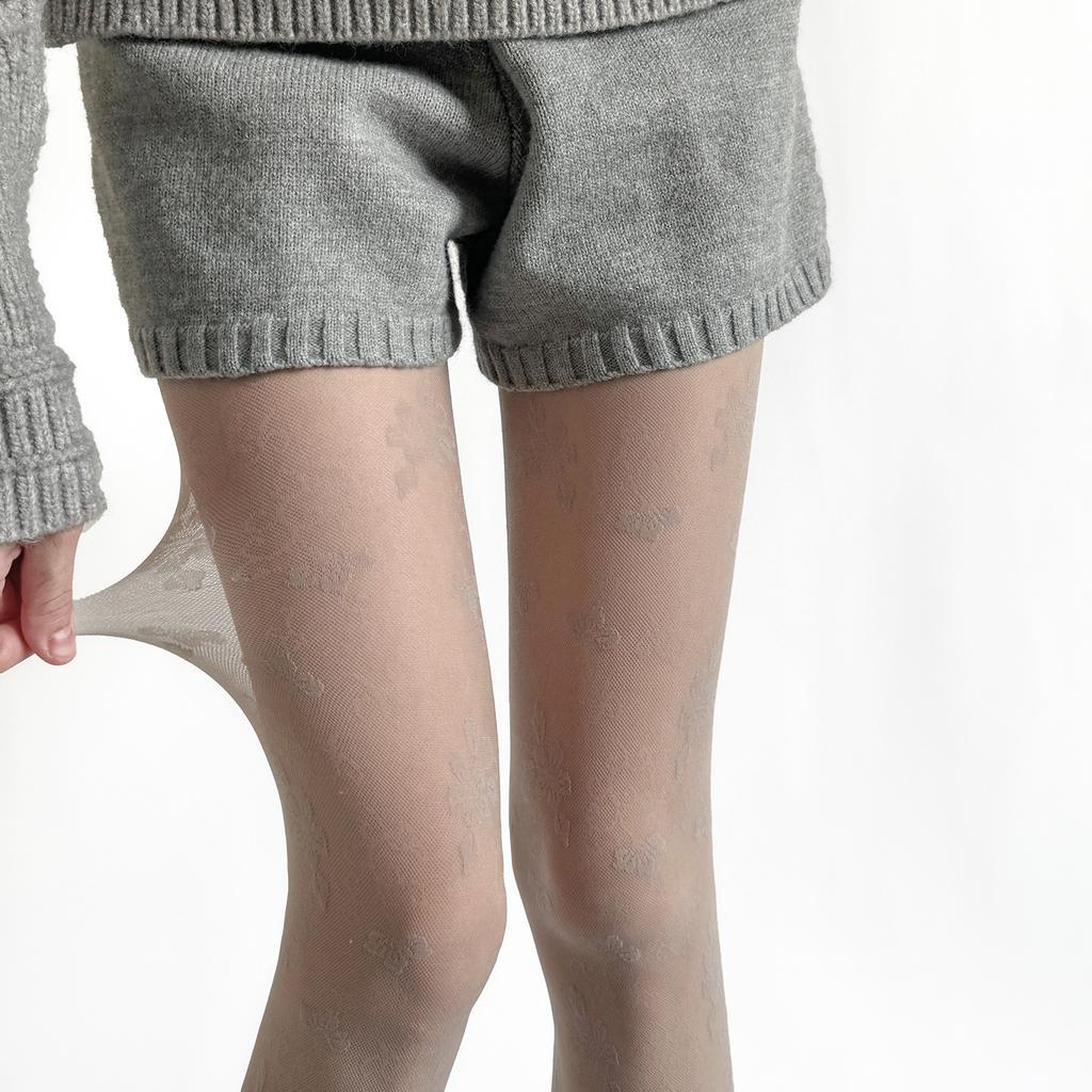 Retro Jacquard Floral Women Tights Stockings Lace Floral Thigh High Stockings Pantyhose Female Hosiery Body Stockings Pantyhose