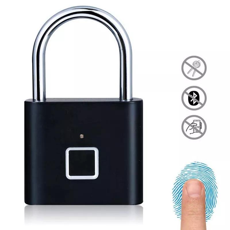 High Quality Cheap IP65 Smart Digital Intelligent Smart Biometric Fingerprint Luggage Lock/Luggage Locker Anti-theft&Finger Recognition (Finger Print) чёрный