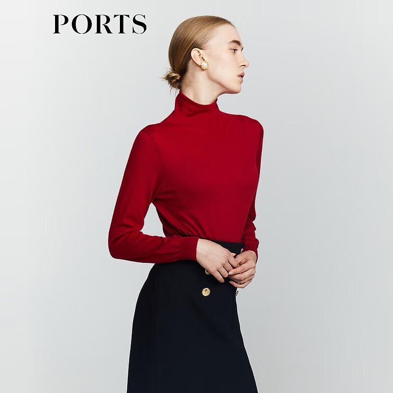 PORTS Women's High-Neck Cashmere Sweater LM9K419NKH007
