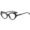 New Cat Eye Glasses for Women Fashionable Anti Blue Light Decoration Casual Eyeglass Retro Transparent Computer Eyewear