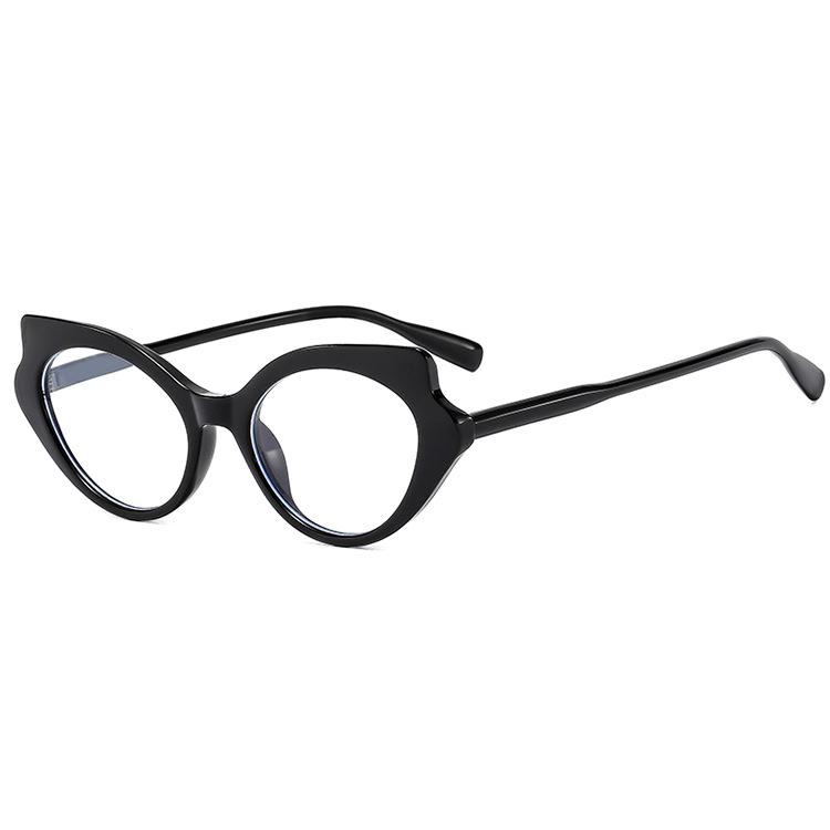 New Cat Eye Glasses for Women Fashionable Anti Blue Light Decoration Casual Eyeglass Retro Transparent Computer Eyewear