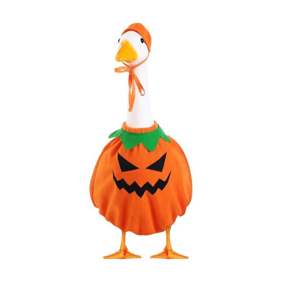 Autumn Goose Outfit Thanksgiving Halloween Christmas Goose Costume Holiday Lawn Goose Clothes