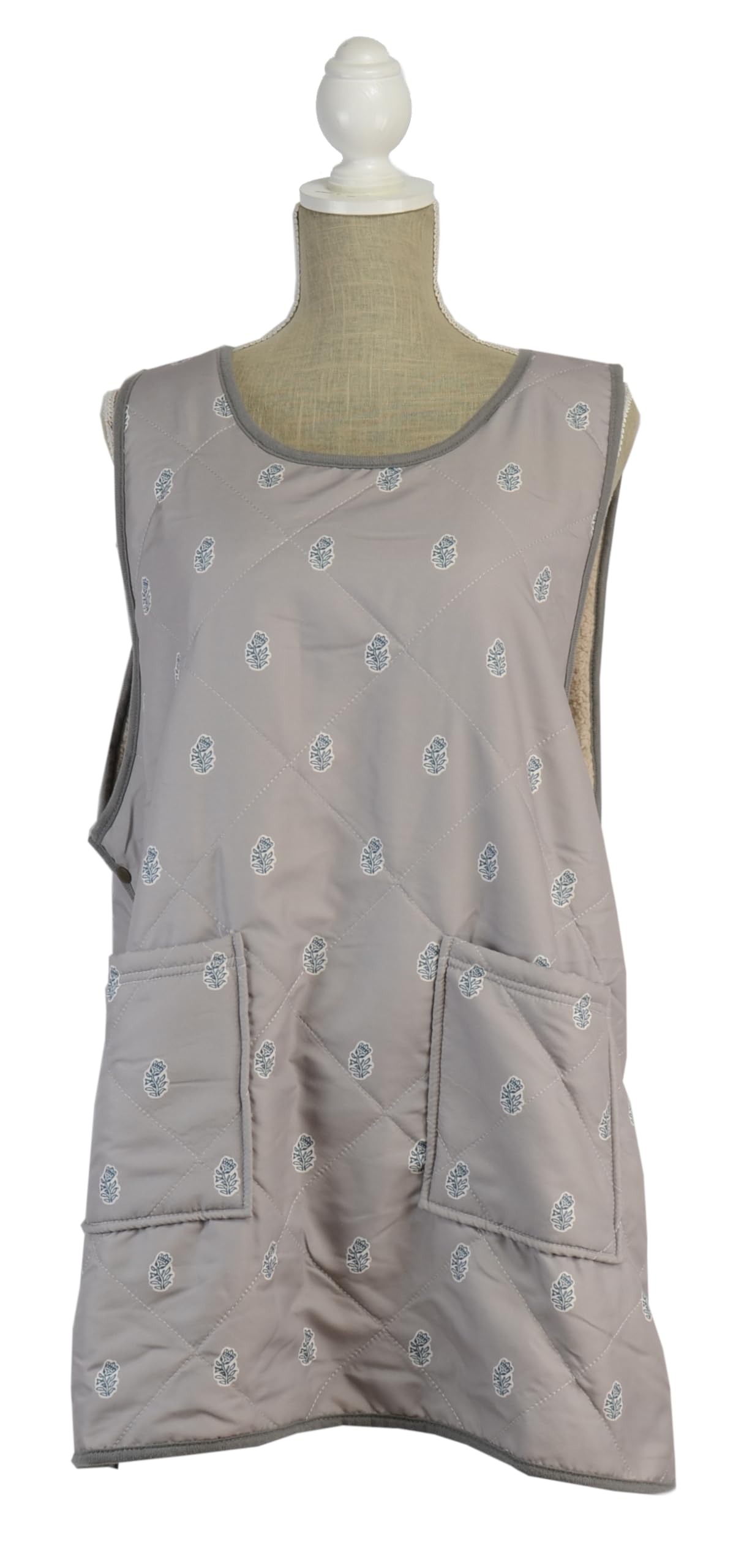 

Friends Hill Tiny Flower Quilt Tablier Gray YW-206-26