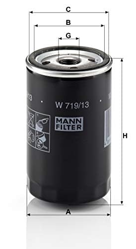 MANN FILTER Mercedes Benz W201 W124 W126 R107 R129 Oil