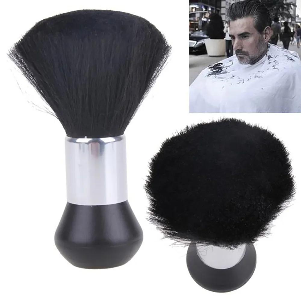 Hairdressing Soft Brush Black Hairdressing Sweeping Neck Hair Cleaning Duster Hair Cutting Brush Barbershop Hair Cut Brush Tools