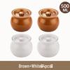 Wutuo Ceramic Double Boiler Stew Pot Set