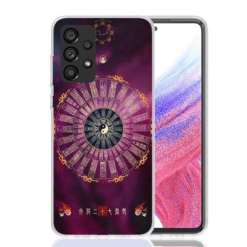 Life Yin Yang Eight Diagrams Phone Case For Samsung Galaxy A52 A32 A22 A12 A02S A50S A30S A51 A31 AA71 Note 20 Ultra 10 S10 Plus