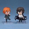 Generic  Bungo Stray Dogs 2 Pack 15 Years Old Q Version Dazai Osamu Nakahara Chuuya Anime Action Figure Desktop Decor