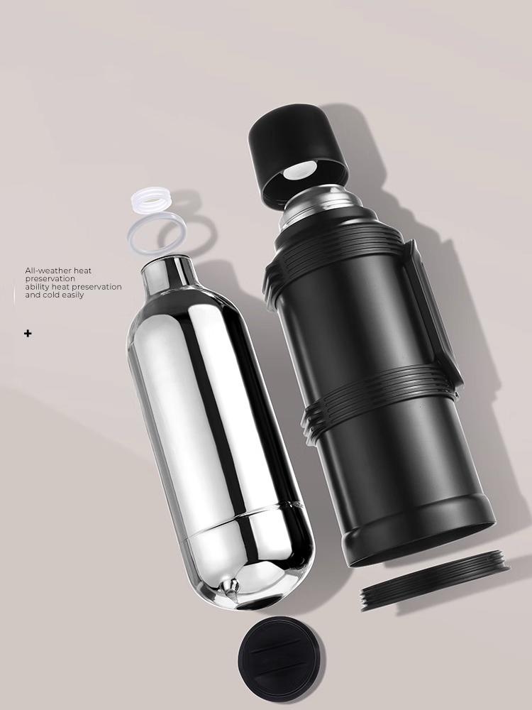 GIANXI Stainless Steel Portable Ooutdoor Thermal Bottle With Handle Large Capacity Camping Sport Kettle Camping Kitchenware