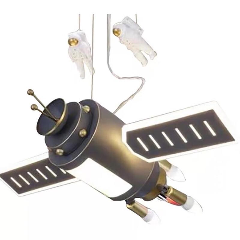 Kids' Cartoon Spacecraft Chandelier