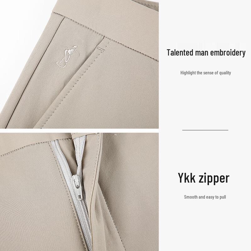 Men's Casual Straight-Leg Fleece-Lined Pants