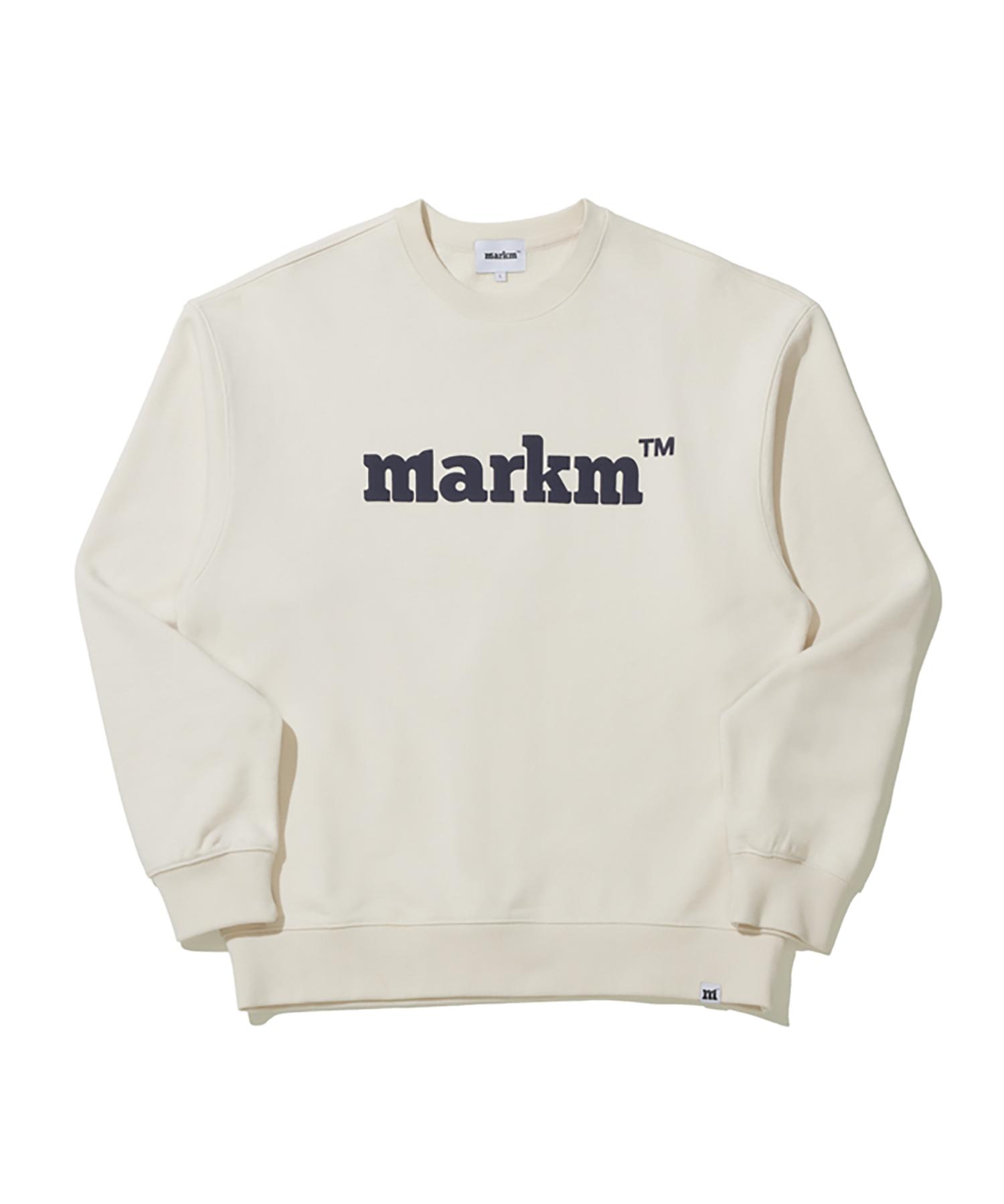 Mark M Basic Logo Crewneck Sweatshirt (Mjibh8701) Bl/Xl