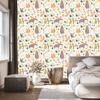 Wallpaper Beautiful Forest Animals for Living Room and Bedroom 50x1000