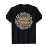 European Size Women'S Funny " Manager Slogan T-Shirt - Black with Lettering & Leopard Print - Soft Round Neck Short Sleeve Casual Tee for Moms