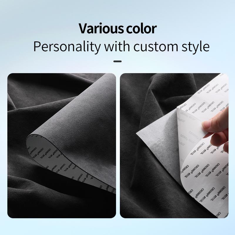 For ZEEKR 9X 2025 2026 Italian Suede Car Central Control Knob Metal Panel Trim Decorative Sticker Interior Trim Accessories
